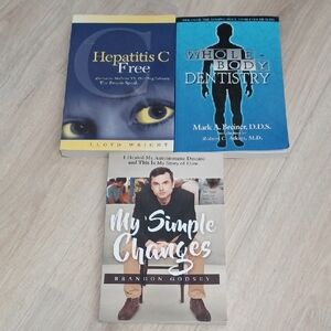 Book BUNDLE - Set of Three Health and Wellness Books